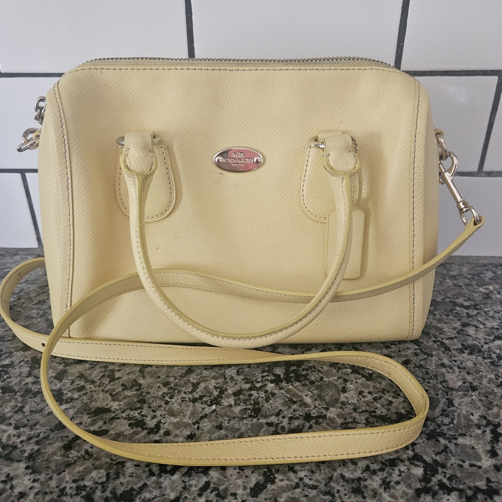 Coach Yellow Crossbody Bag
